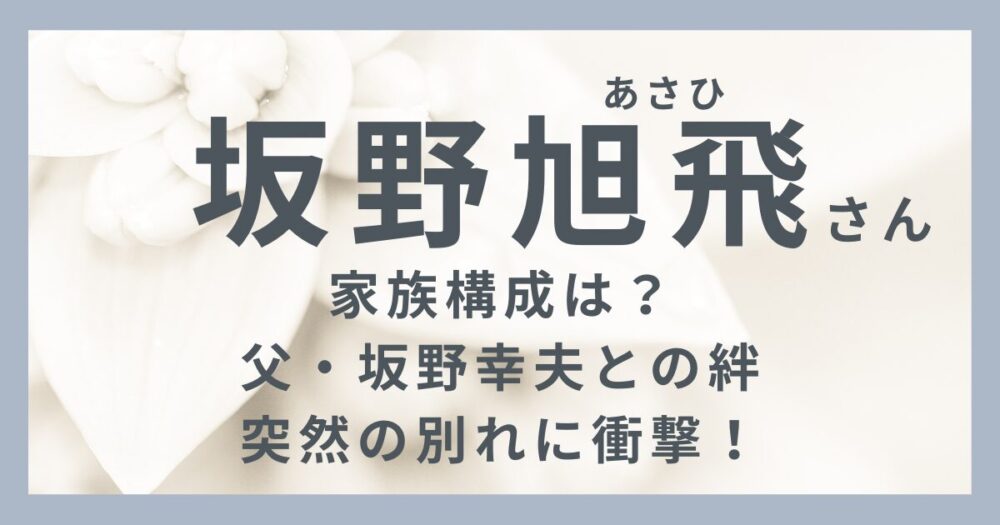 坂野旭飛さんのアイキャッチ画像